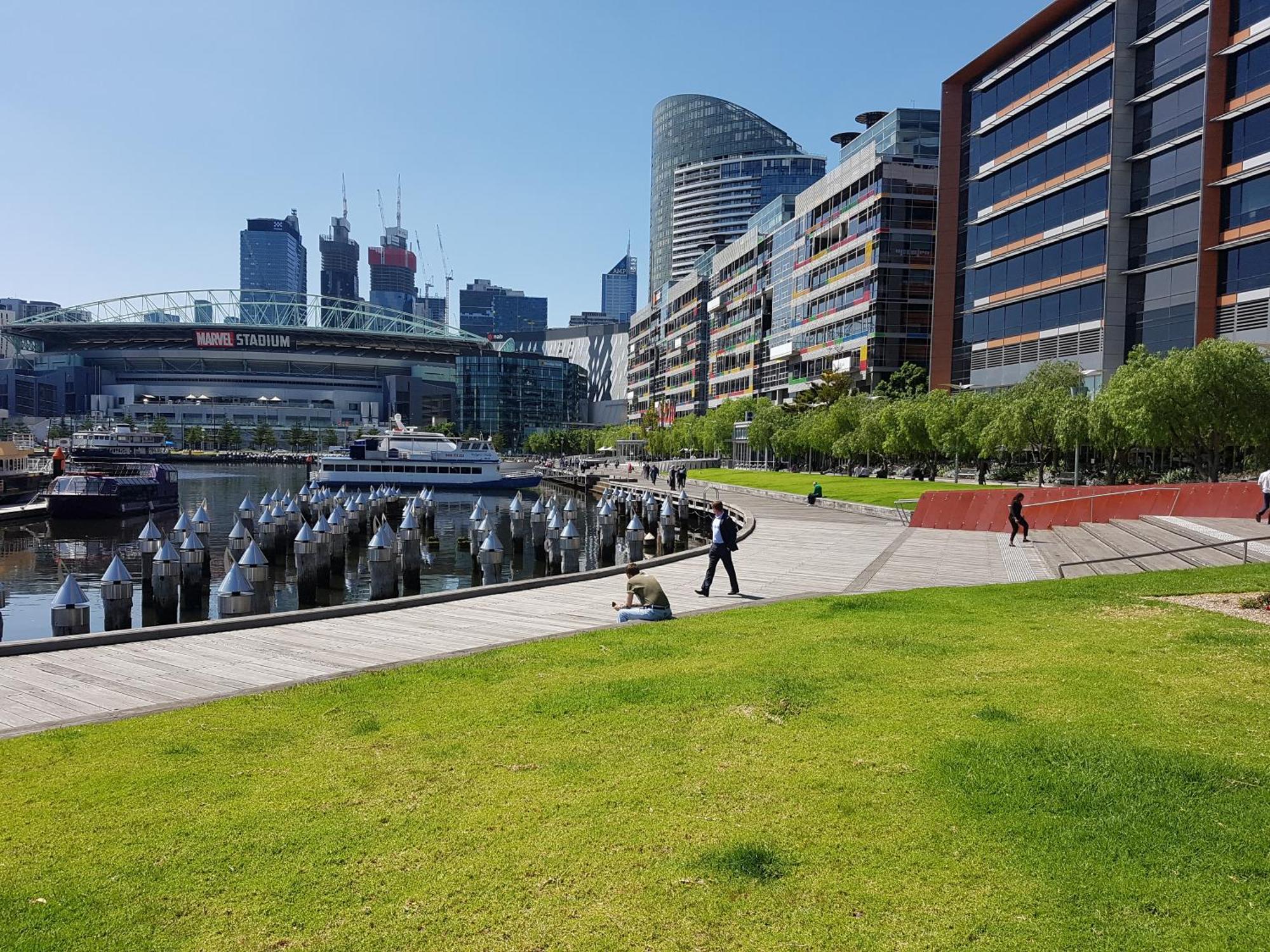 Melbourne Docklands Riverside Views Esterno foto